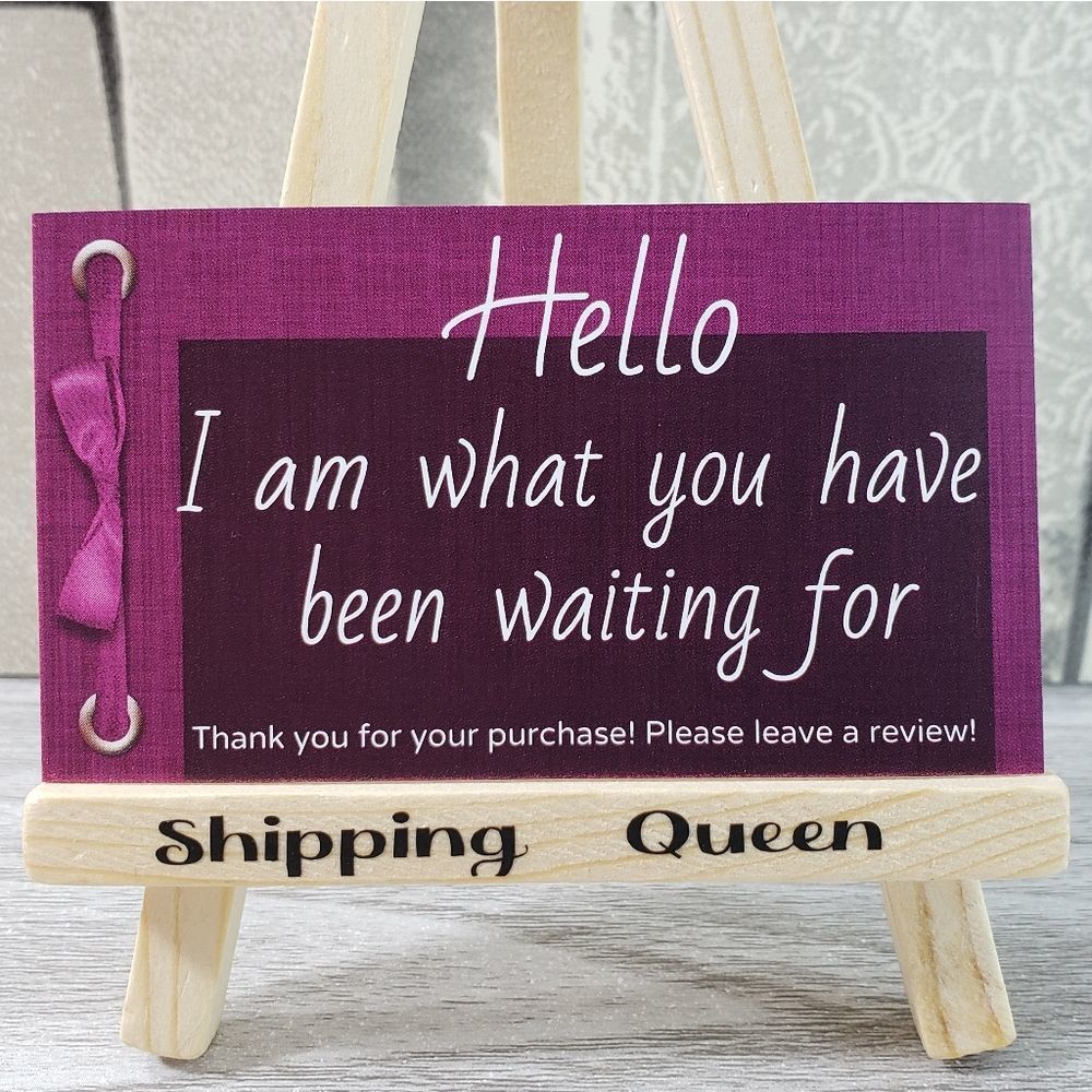 8/$20 Poshmark Thank You Cards Shipping Feedback